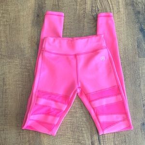 Live Electric Stephanie BoHBOT Barbie Pink leggings with Mesh front details SM